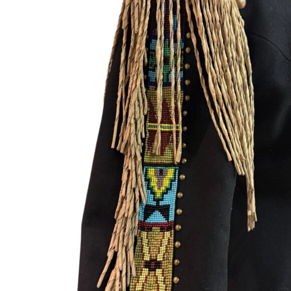 Double D Ranch Black Jacket, Extra Small - Picture 2 of 3